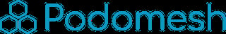 PODOmesh logo featuring blue hexagonal geometric design with company name in blue text
